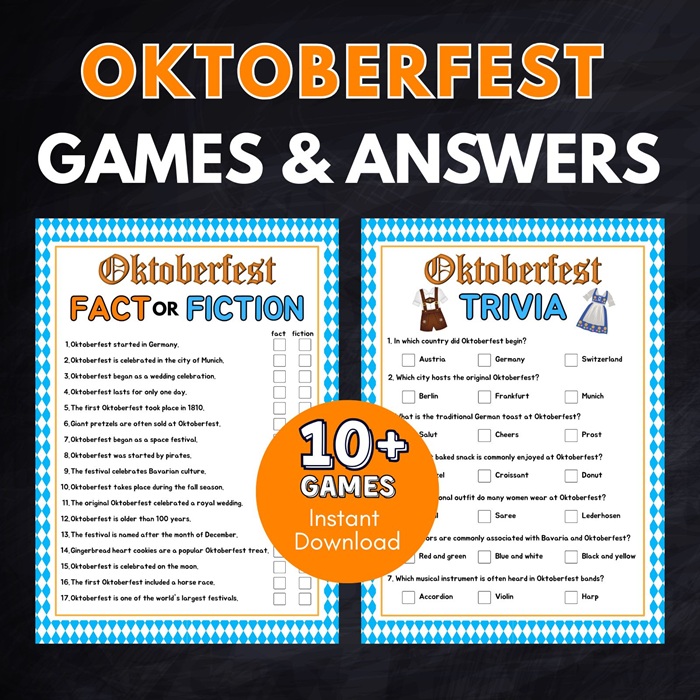 Oktoberfest fact or fiction game