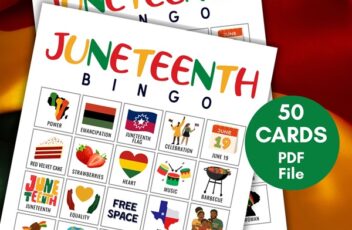 juneteenth bingo cards