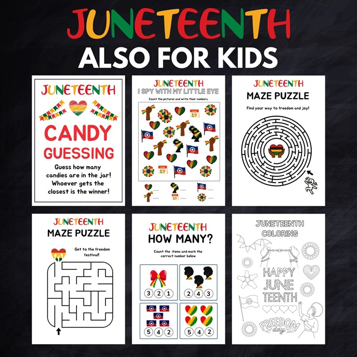 juneteenth game printable
