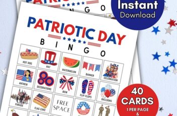 patriotic bingo games printable