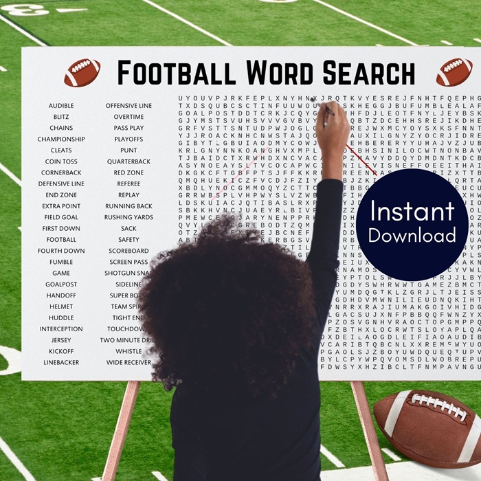 football word search