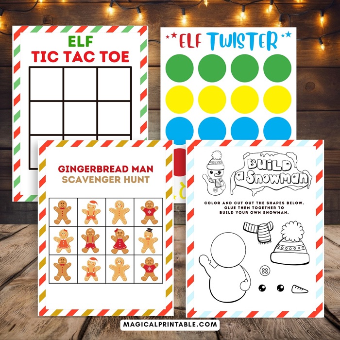 elf on the shelf printable kit