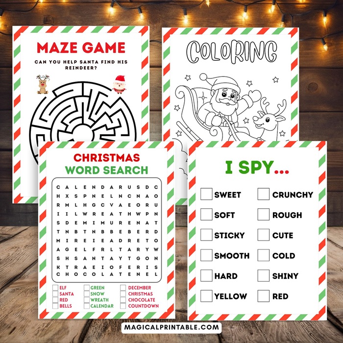 Elf on the shelf Kit games