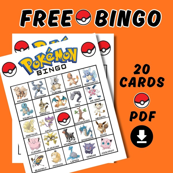Free-Pokemon-bingo-cards
